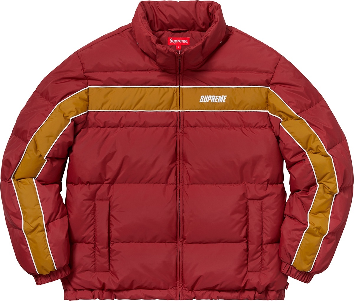 Stripe Panel Down Jacket view 21